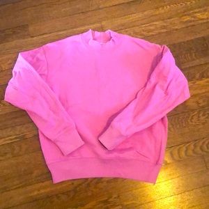 Uniqlo mock neck sweatshirt pink /purple sweater